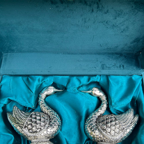 Pure Silver Swan Statue