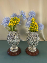 Pure Silver Rose Flower Vase