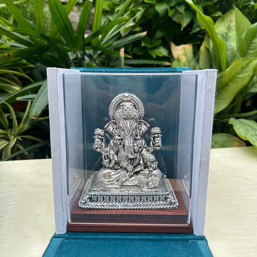 Pure Silver Ganesha Idol