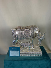 Pure Silver Laxmi Cow and Calf