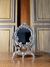 Flower Design Table Mirror