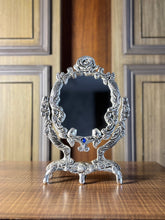 Flower Design Table Mirror