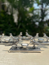 Double Parrot T-light Holder