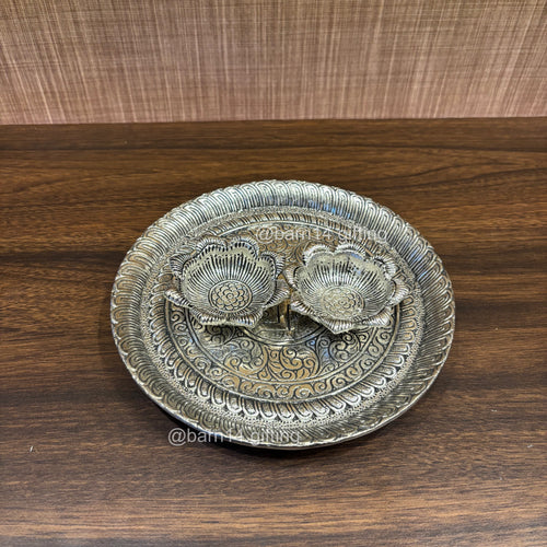 Lotus Katori Puja Plate