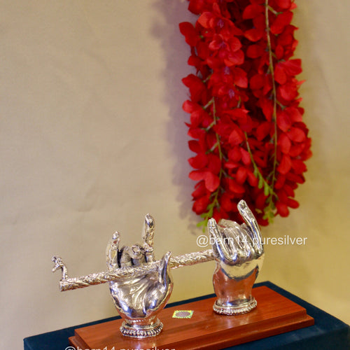 Pure Silver Krishna Basuri Stand