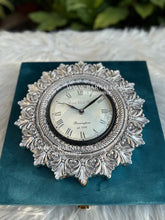 Pure Silver Mandala Clock