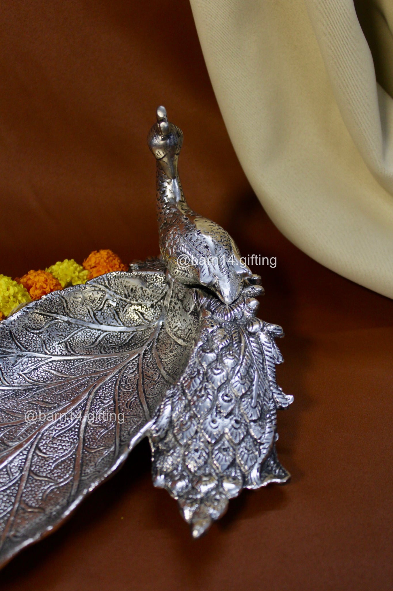 Peacock Pankh Leaf Tray