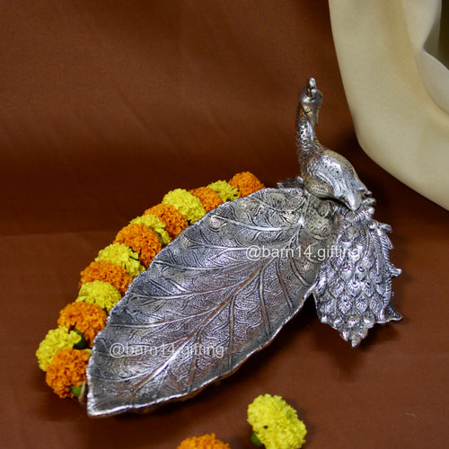 Peacock Pankh Leaf Tray