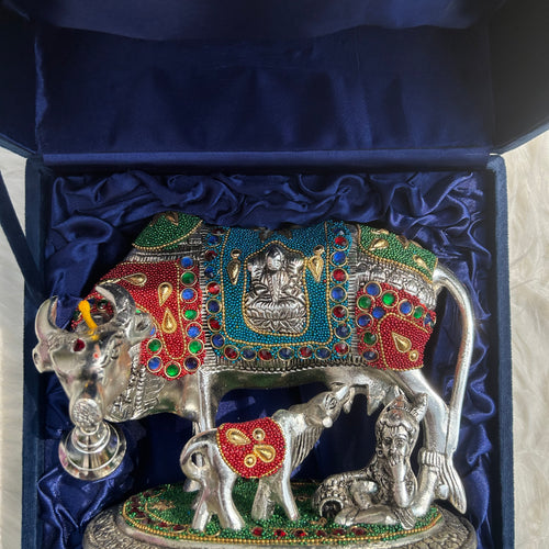 Bead Work Cow with Gopal Ji