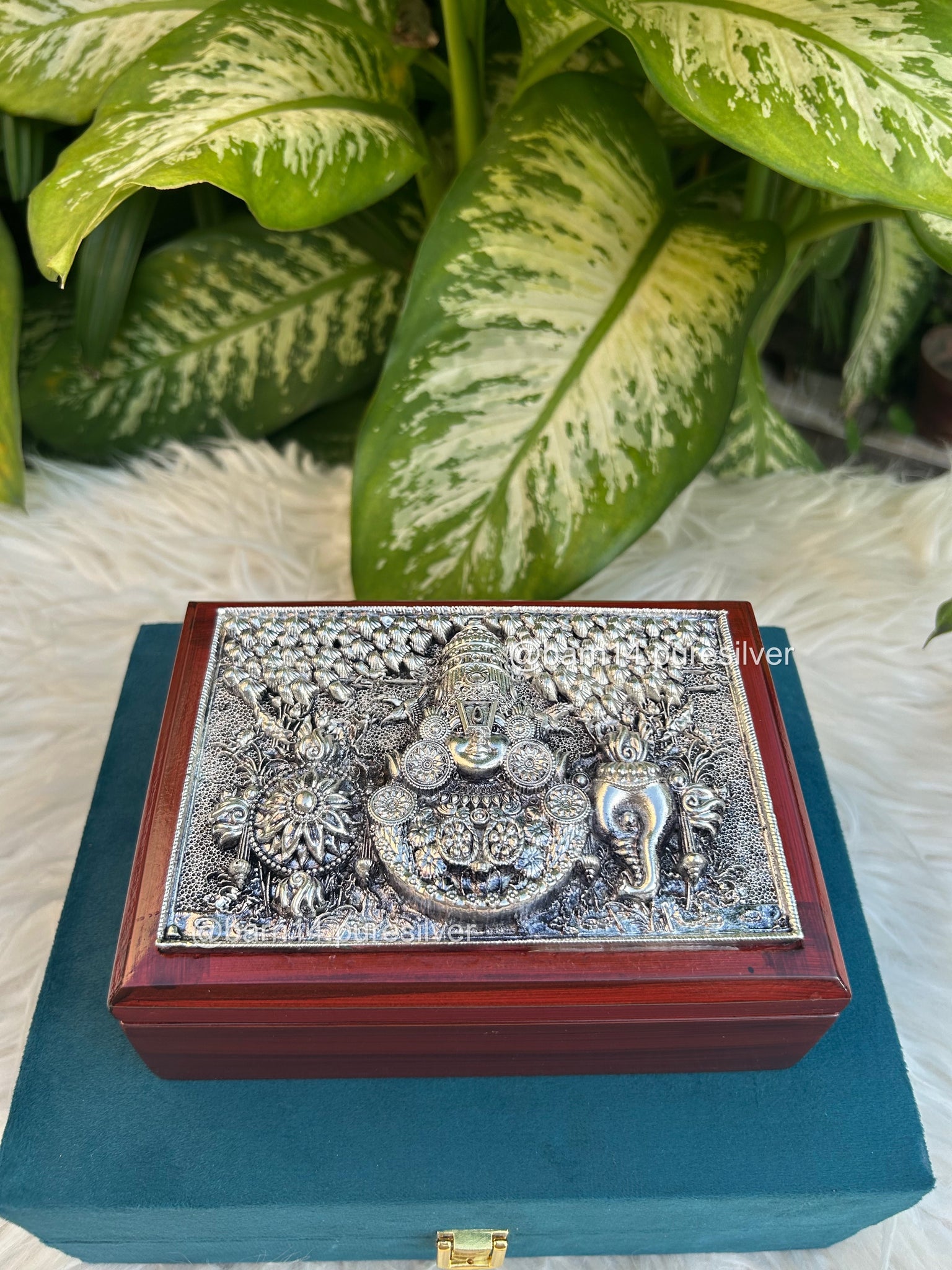 Pure Silver Balaji Dry Fruit Box
