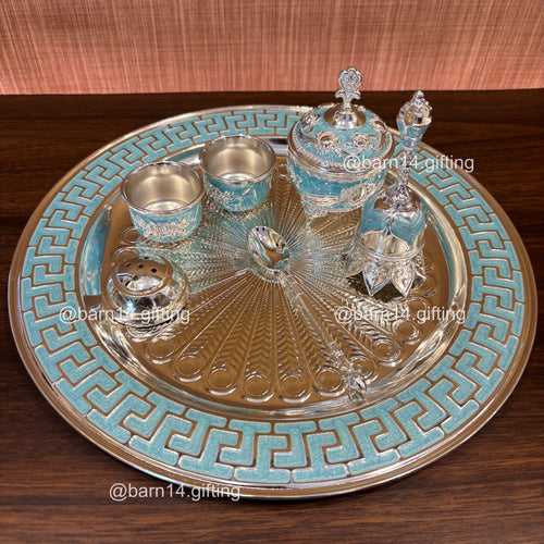 Enamel Puja Thali Set