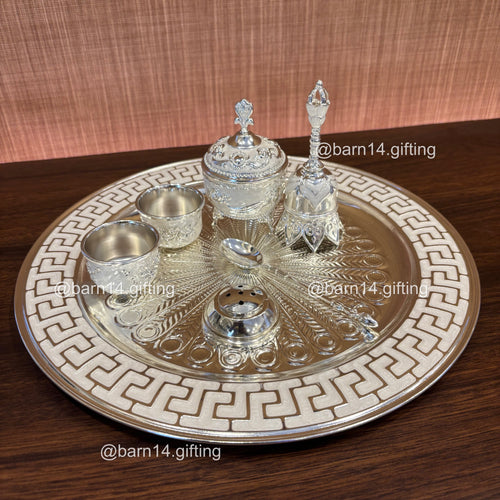 Enamel Puja Thali Set
