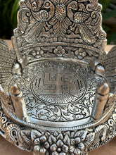 German Silver Singhasan- Oval