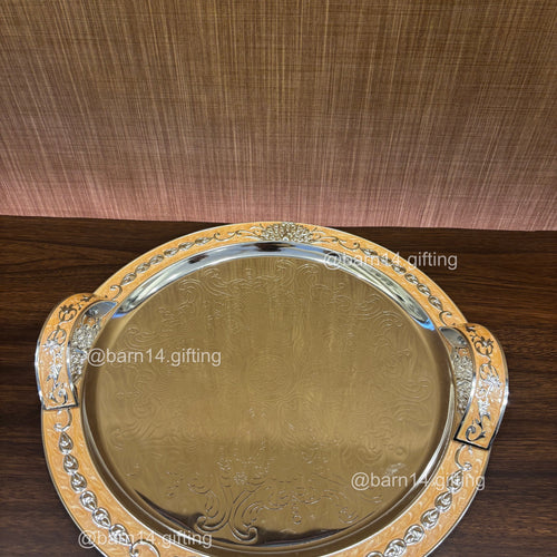 Enamel Round Serving tray