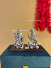 Pure Silver Ganesh Laxmi Idol