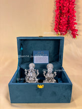 Pure Silver Ganesh Laxmi Idol