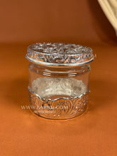 Single Border Round Glass Jar