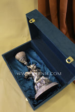 Pure Silver Elephant T-Light Holder- Rose Quartz Edition