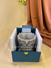Pure Silver Tulsi Pot- Rose Quarts Edition