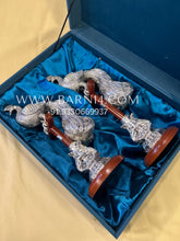 Pure silver peacock on stand