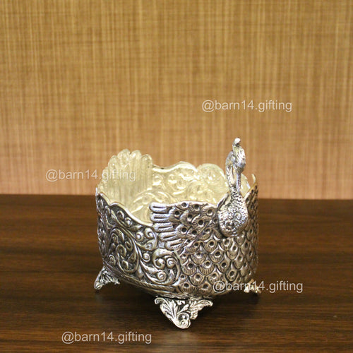 Peacock Boat Shape Bowl