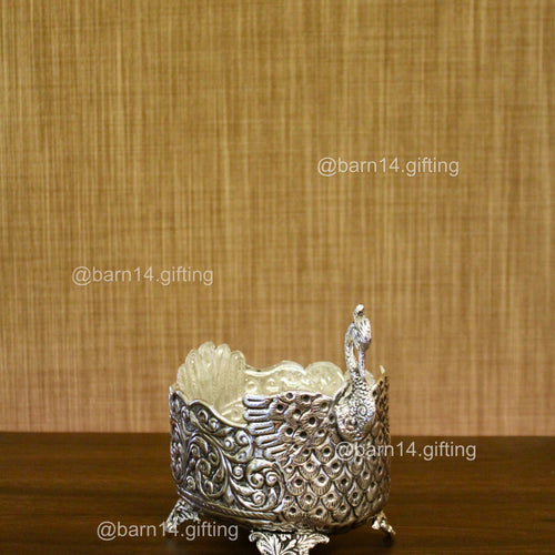Peacock Boat Shape Bowl