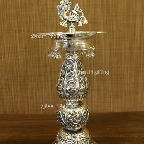 Peacock Ghungroo Diya Stand