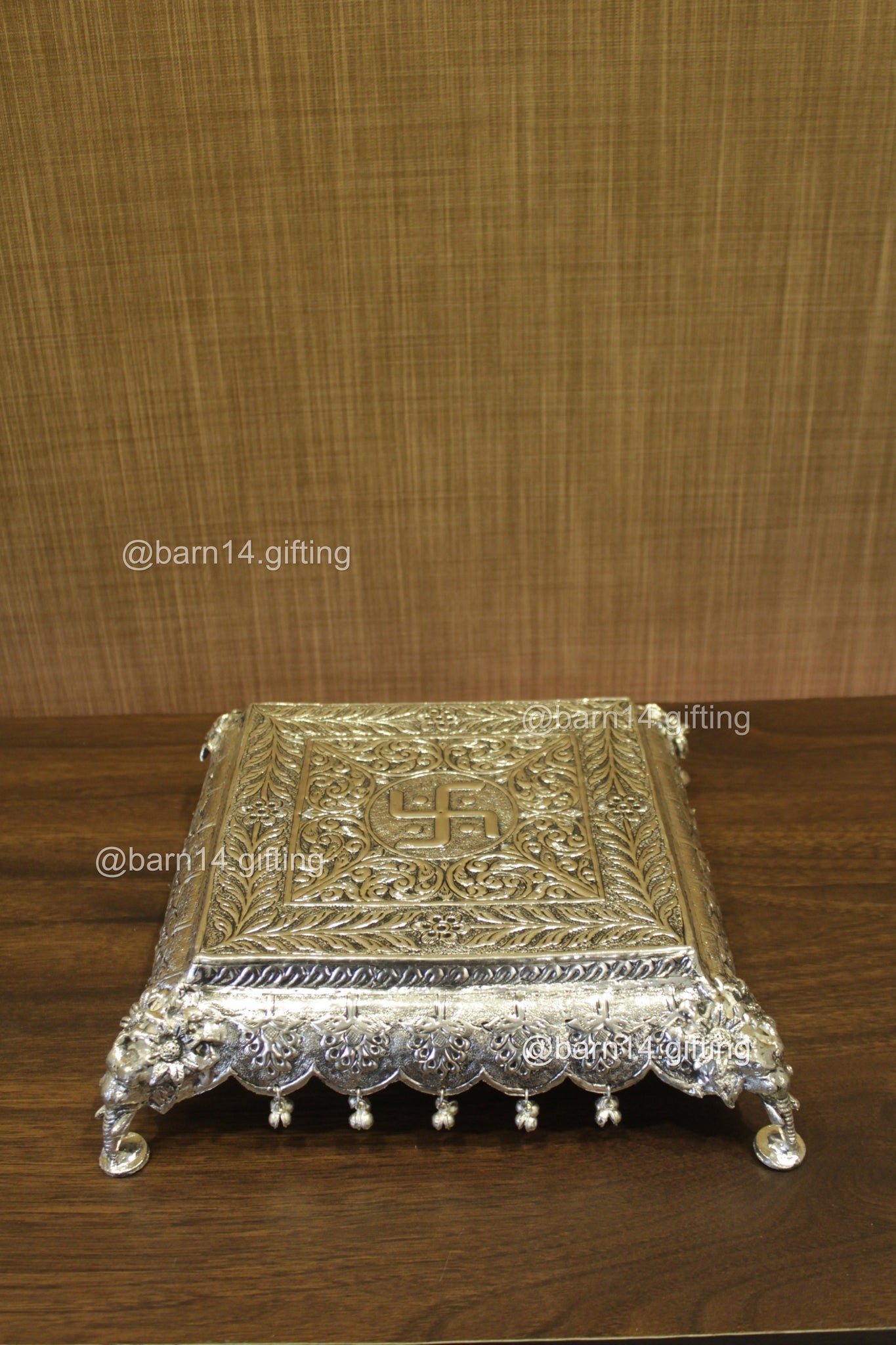 German Silver Ghungroo Chowki