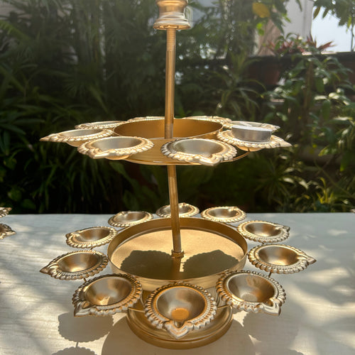 2 Tier Diya Stand