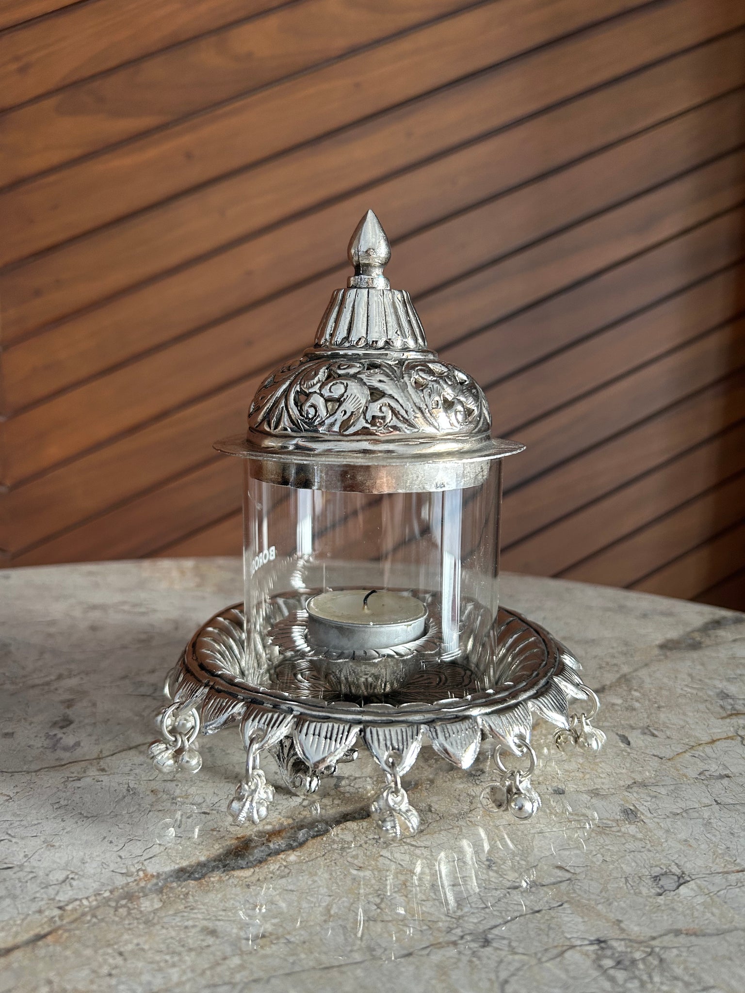 Glass Akhand Diya