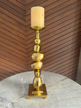 Modern Pebble Candle Stand