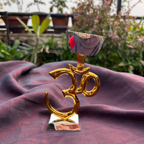 Om Diya with Velvet Box