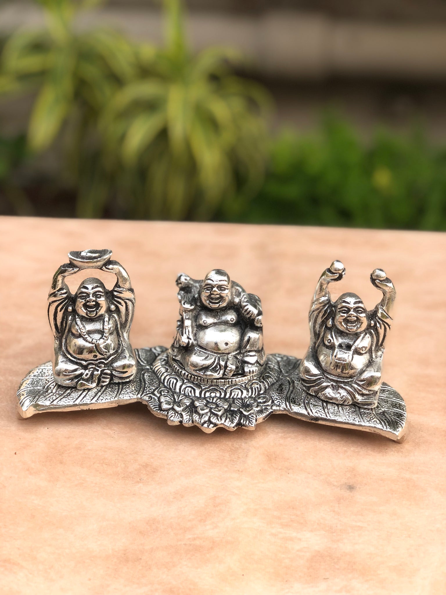 Three Pose Laughing Buddha