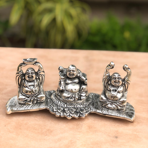 Three Pose Laughing Buddha