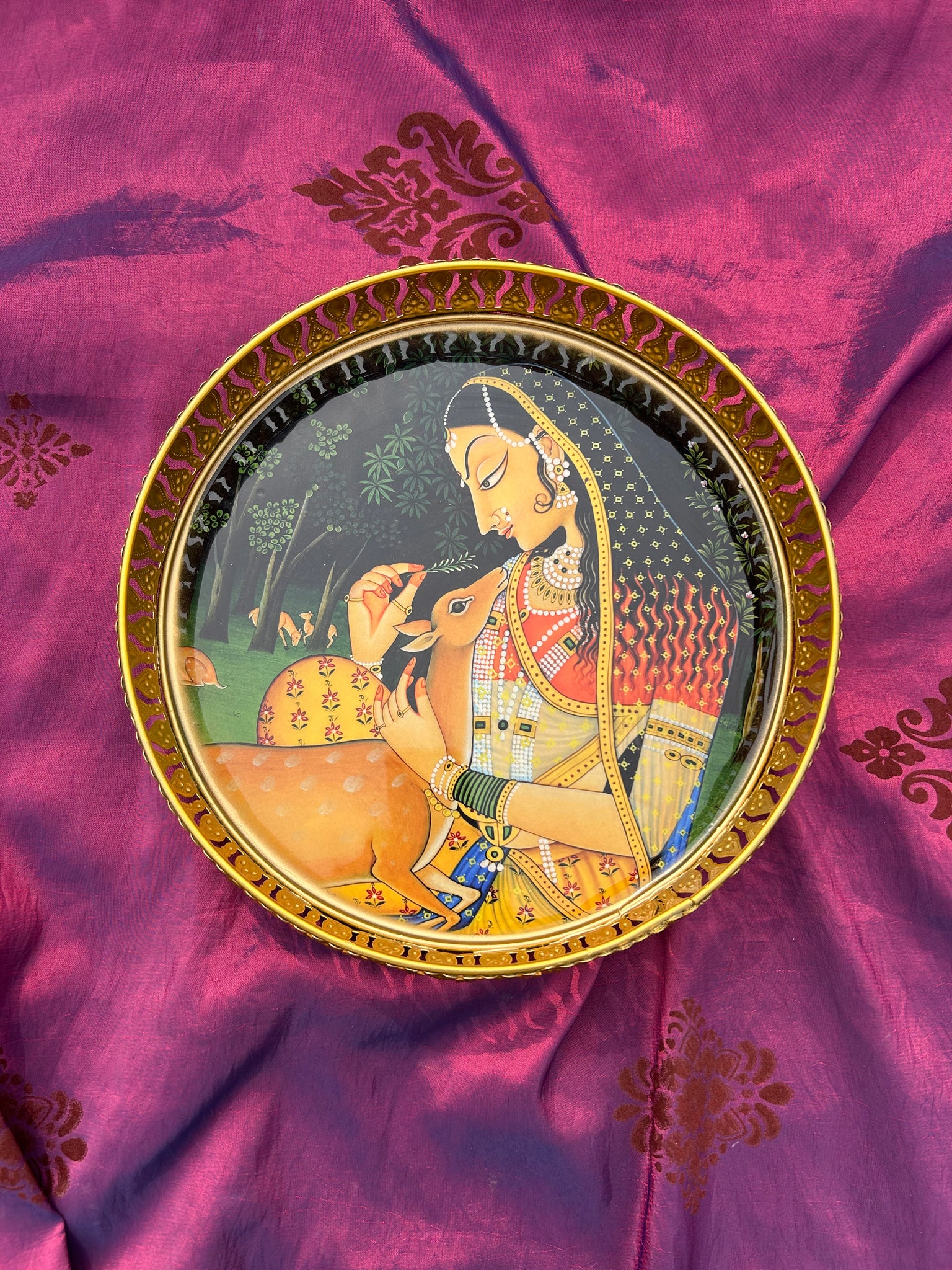 Jodhpuri Design Round Platter