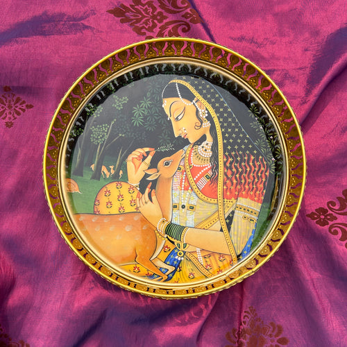 Jodhpuri Design Round Platter