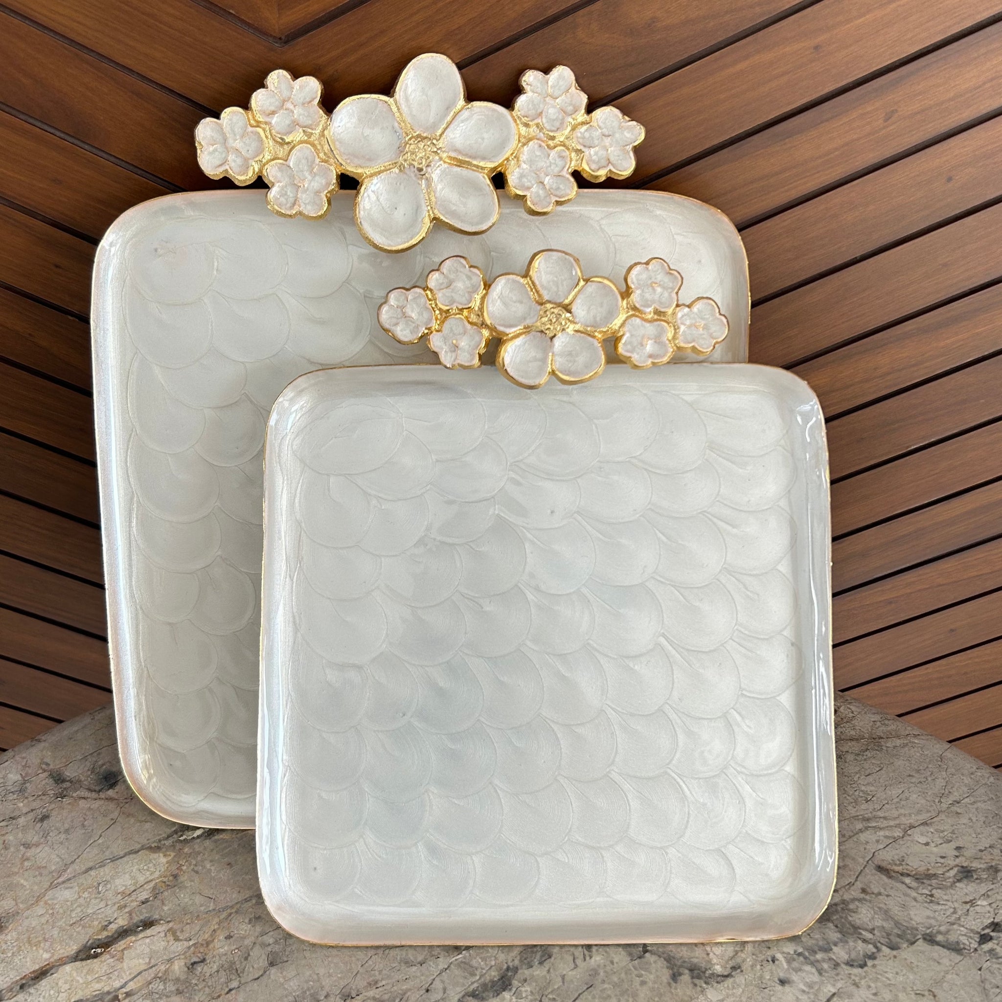 White Ceramic Tray