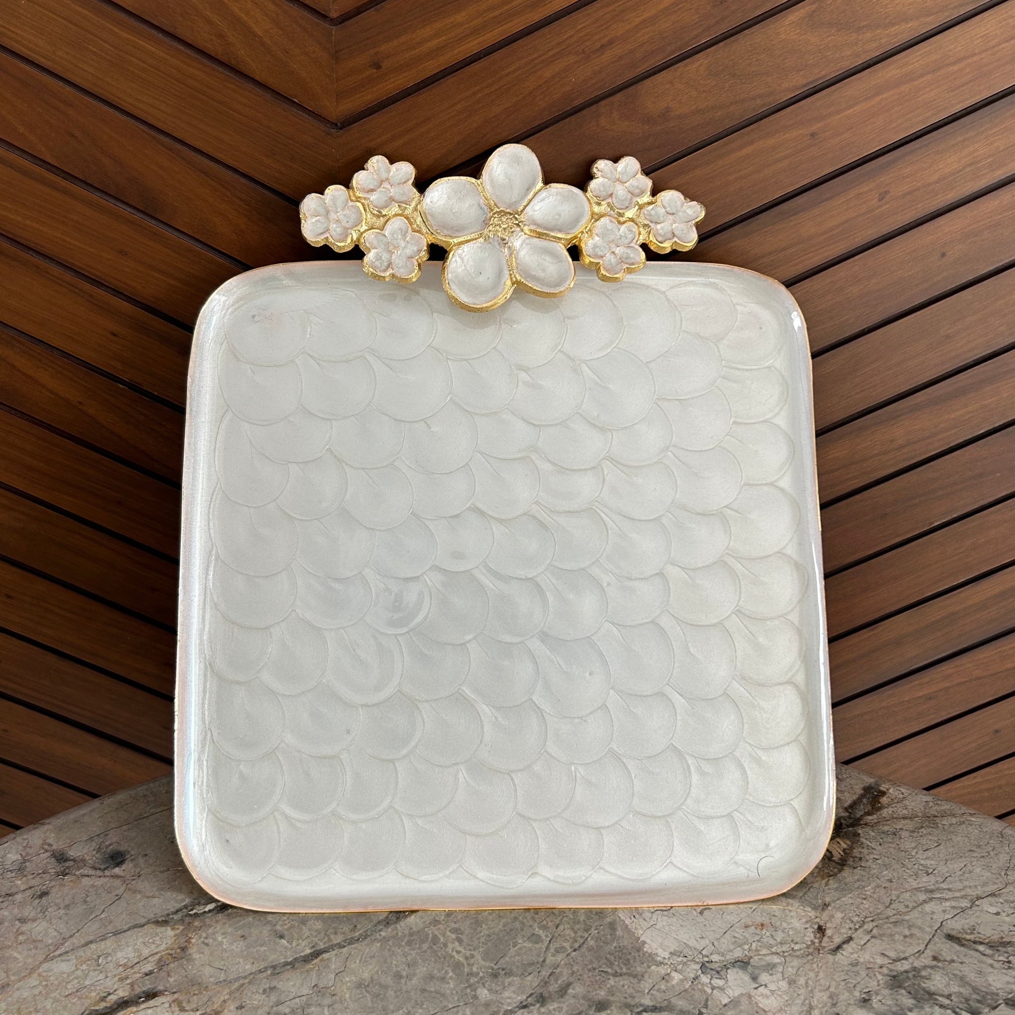 White Ceramic Tray