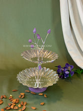 Lavender Two Tier Platter