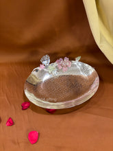 Designer oval serving platter with floral accents – premium gift choice for weddings, anniversaries, and festive celebrations.