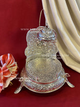 Padmashree silver plated singhasan for home mandir