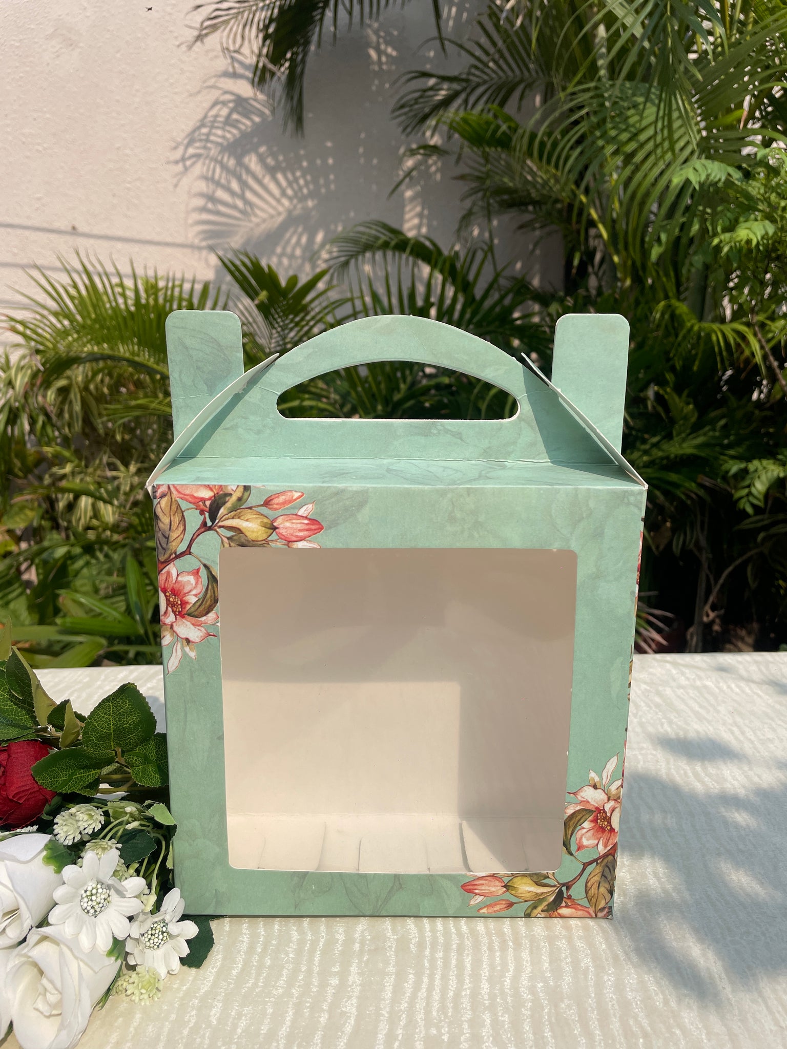 Floral Blue Gift Bag