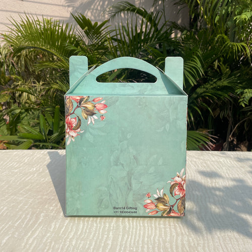 Floral Blue Gift Bag