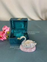 Pure Silver Hans on Rose Quartz for luxury gifting