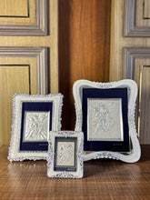 Pure Silver Hanuman Pearl Frame Idol