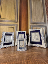 Pure Silver Laxmi Pearl Frame Idol