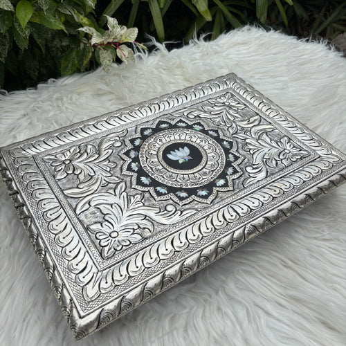 Pure Silver Mother of Pearl Pata