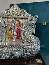 elegant silver first invite decor for Indian weddings