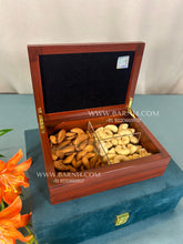 luxury pure silver dry fruit box for festive hampers