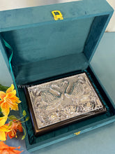 handcrafted silver gifting box for Indian wedding hampers